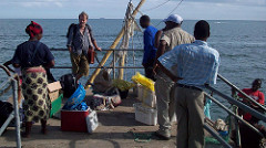 Waiting to board a dhow Waiting to board a dhow
