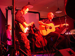 Benguela and Andrew Garton Performing with Benguela, Cape Town, July 2009.